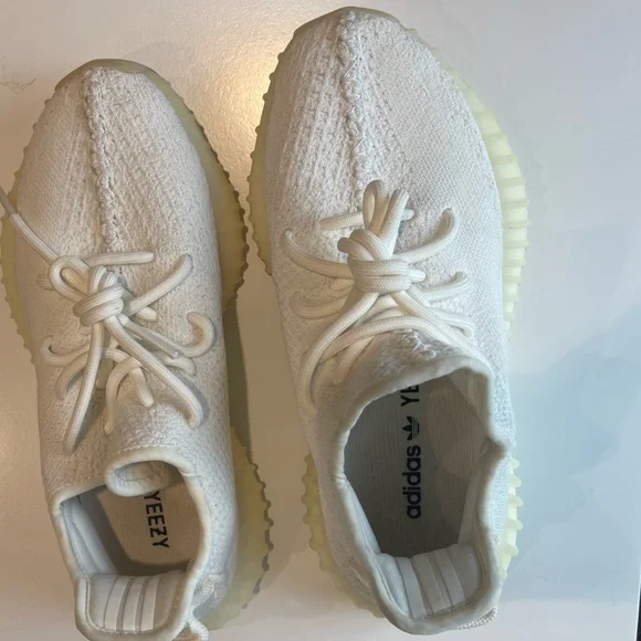 Authentic White Yeezys in size 5